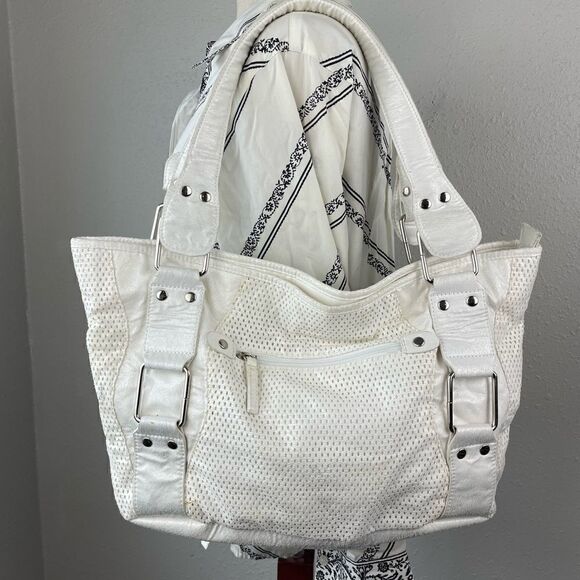 NWT Bueno Collection White Shoulder Bag - Picture 1 of 7